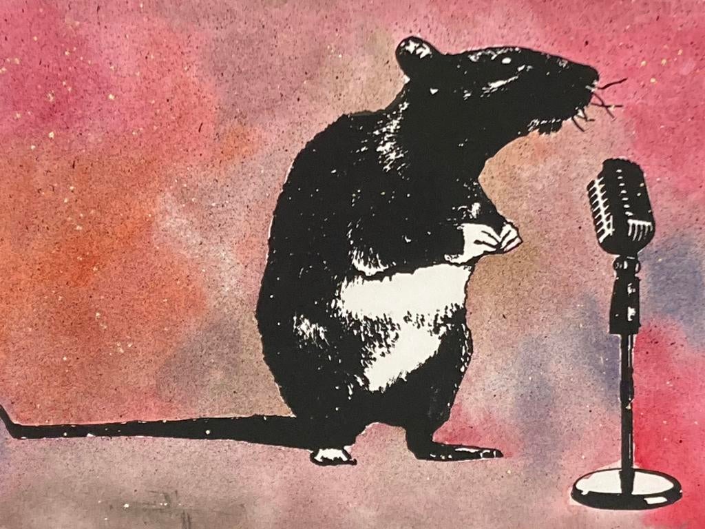 Blek The Rat: uniek werk. Professionele begeleiding, Ophalen of Verzenden