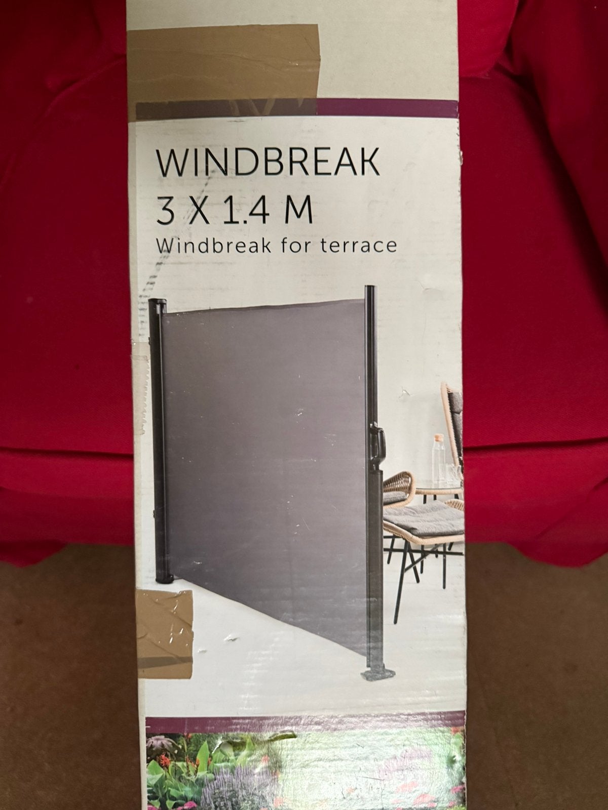 Windscherm 3X1.4m, Ophalen, Zo goed als nieuw