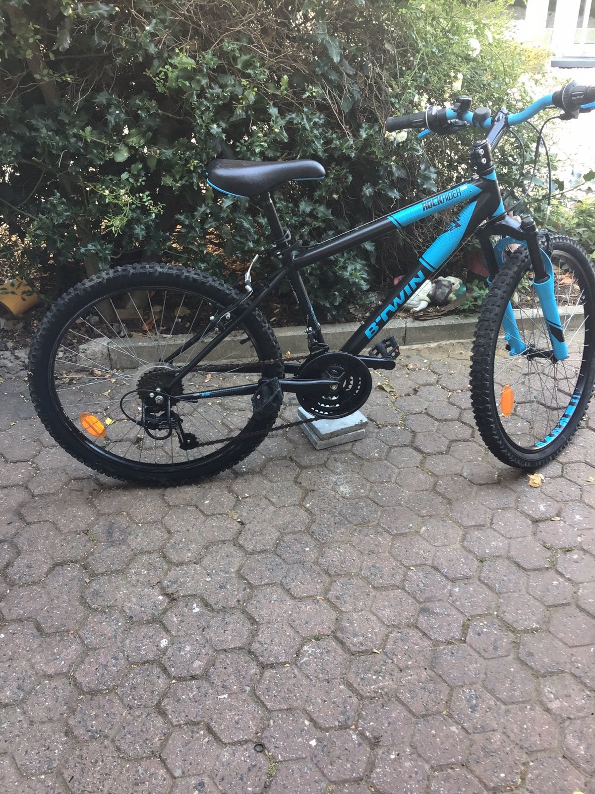Blauwe kinderfiets, Fietsen en Brommers, Ophalen, Zo goed als nieuw