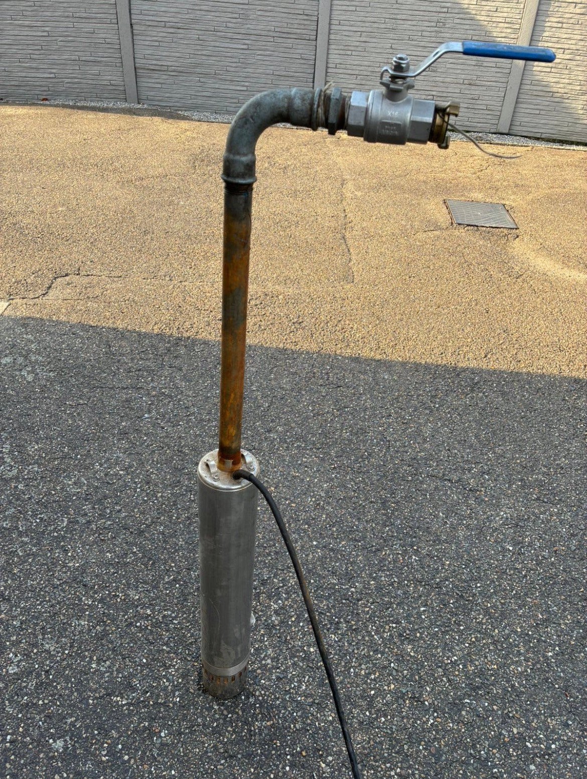Waterpomp, aanzuigkracht 60 meter diepte (merk Güde), Ophalen, Zo goed als nieuw, Elektrisch, Regentonpomp