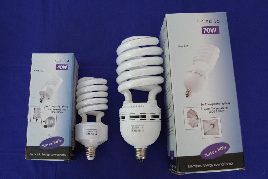 Foto spaarlampen 40W FE3005-14 en 70W FE2005-16, Ophalen, Nieuw, Lamp of Flitsset