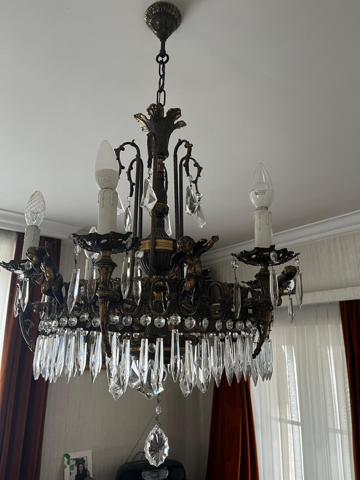 oude lusters, Ophalen