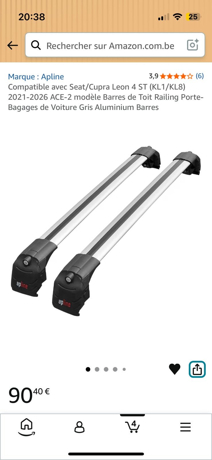 Dakdragers - Seat/Cupra Leon 4 ST (KL1/KL8) 2021-2026, Auto diversen, Dakdragers, Nieuw, Verzenden