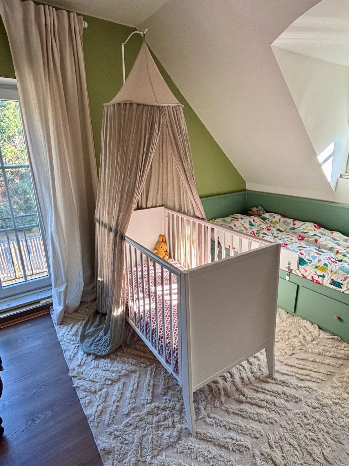 Woodies babybed wit (120x60), Kinderen en Baby's, Ophalen, Zo goed als nieuw