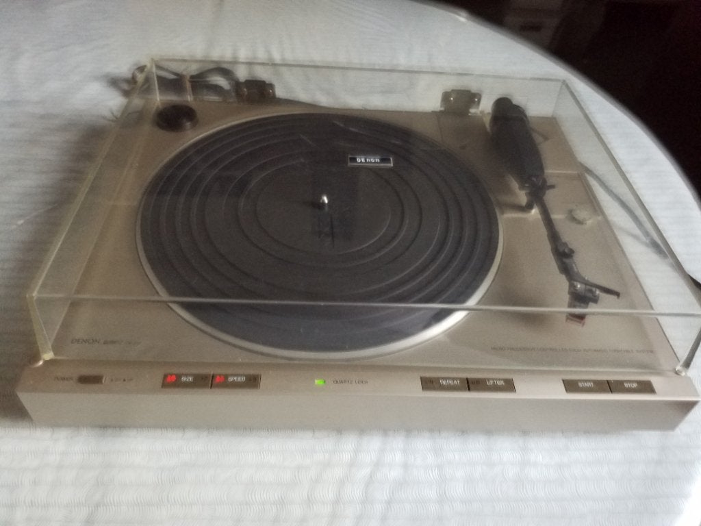 Denon DP - 23 F volautomatisch  direkt drive quartz gestuurd, Audio, Tv en Foto, Ophalen, Zo goed als nieuw, Platenspeler, Automatisch