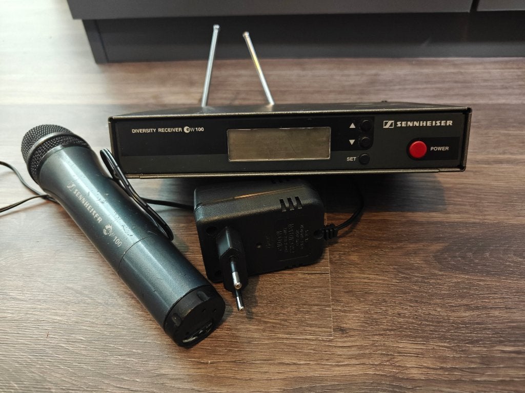 Sennheiser EW100 diversity set, Muziek en Instrumenten, Microfoons, Ophalen of Verzenden, Gebruikt, Zangmicrofoon, Draadloos