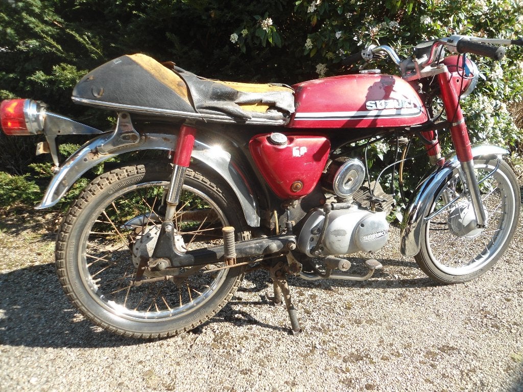 Suzuki ac50 : verder af te werken, Fietsen en Brommers, Brommers | Oldtimers, Overige merken, Klasse B (45 km/u), Ophalen