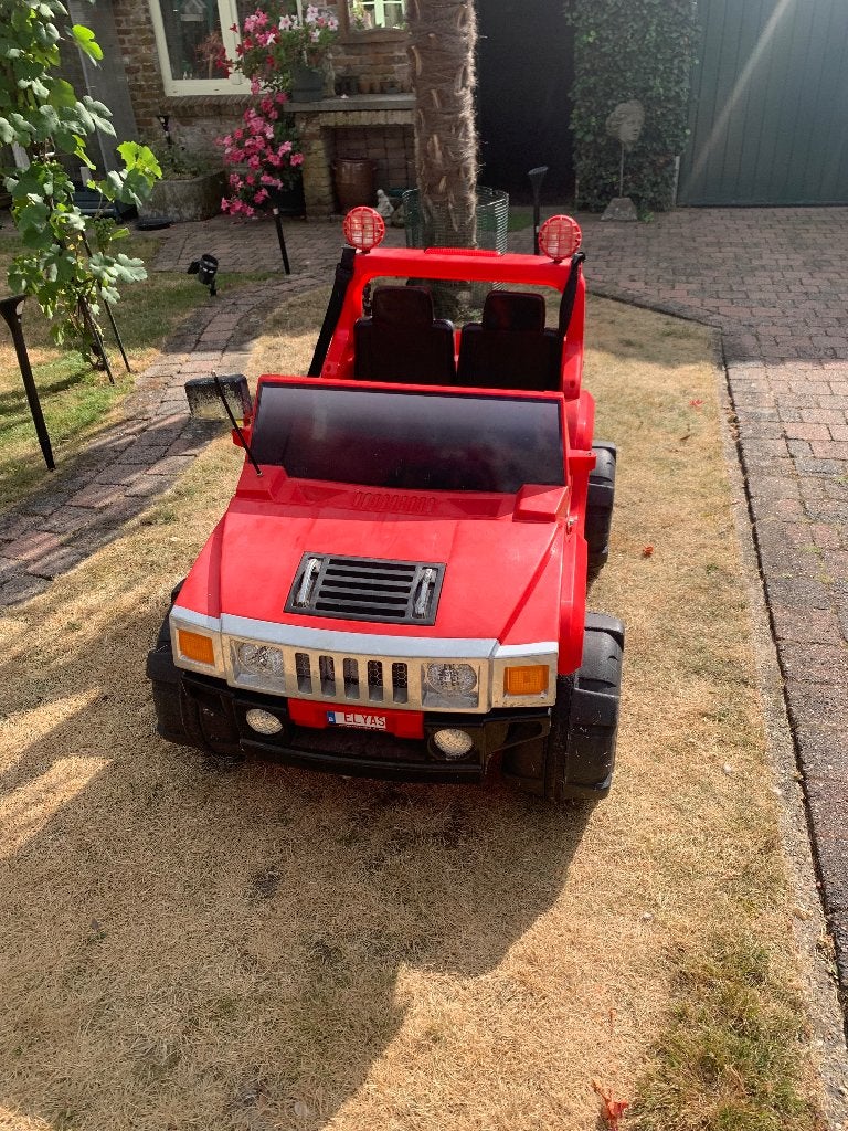 Electrische jeep voor kinderen tot 6/7 jaar, Ophalen, Gebruikt