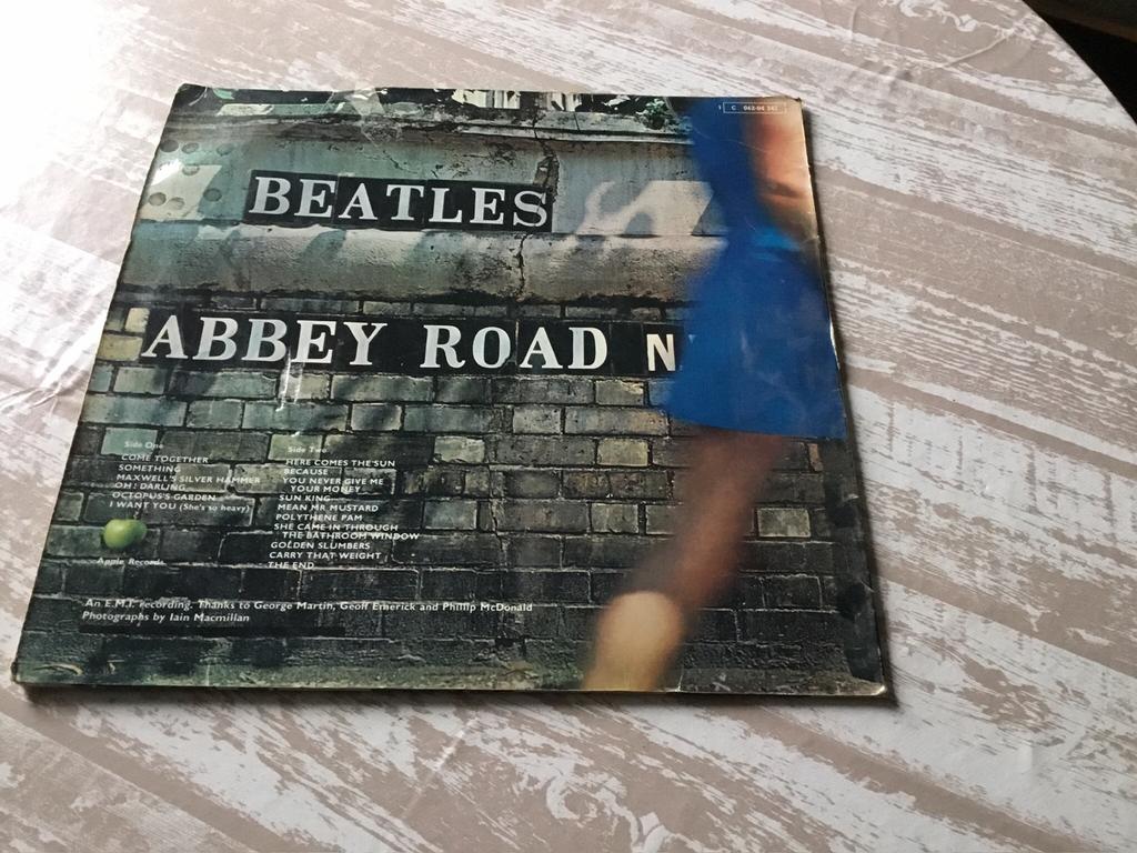 Vintage  elpee jaar 1969: the beatles Abbey road, Ophalen of Verzenden, Gebruikt
