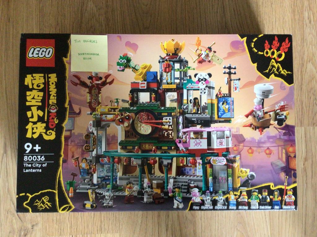 Lego Monkie Kid - de lantaarnstad (80036), Enlèvement ou Envoi, Neuf, Ensemble complet, Lego