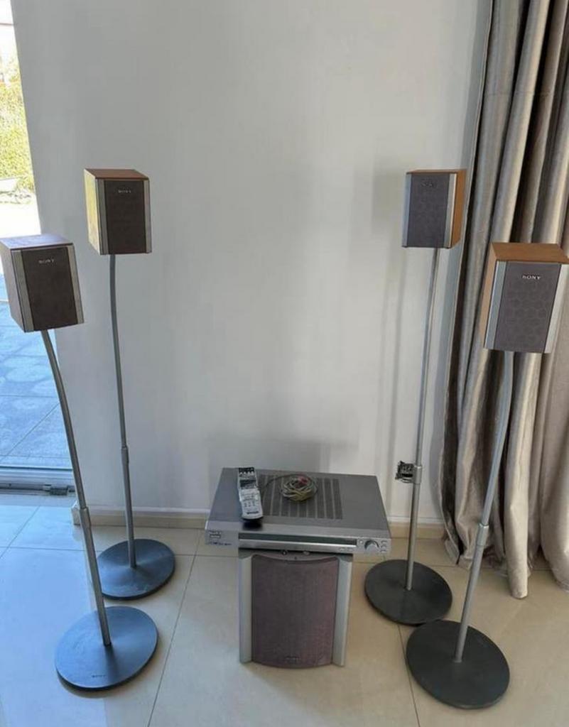 Home cinéma Sony 4.1 complet – ampli + caisson + enceintes, Enlèvement, Comme neuf, Sony