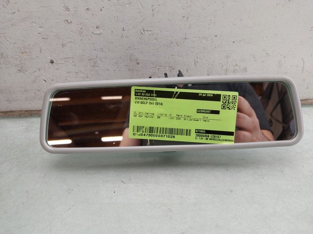 BINNENSPIEGEL Golf VII (AUA) (|7N0857511M|7N0857511MSMA|), Gebruikt, Volkswagen, Volkswagen AG, Kundenbetreuung@volkswagen.de