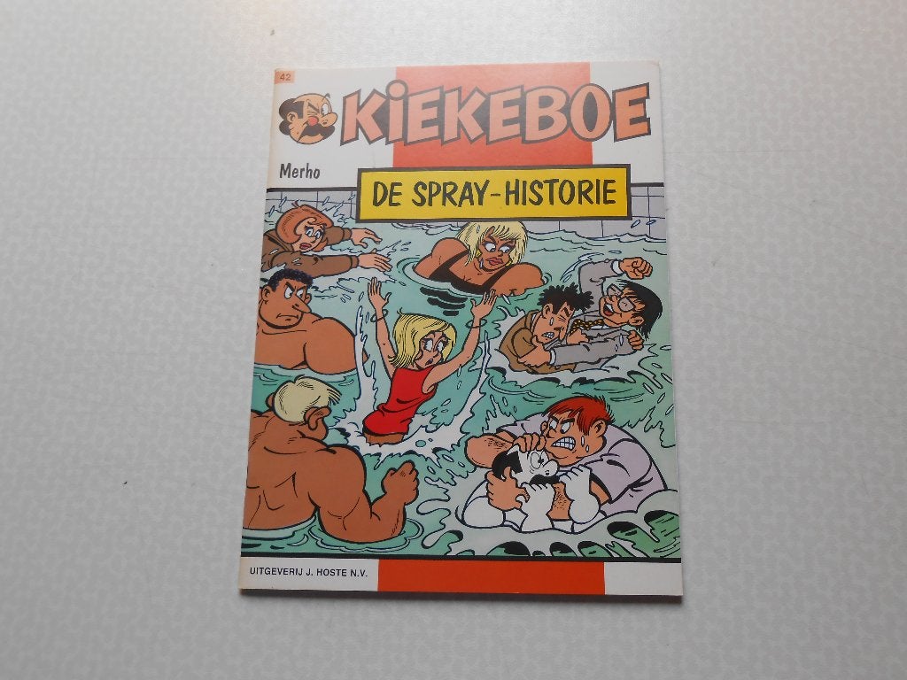 kiekeboe 42 De spray-historie 1989 1 ste druk., Eén stripboek, Merho, Nieuw, Ophalen of Verzenden