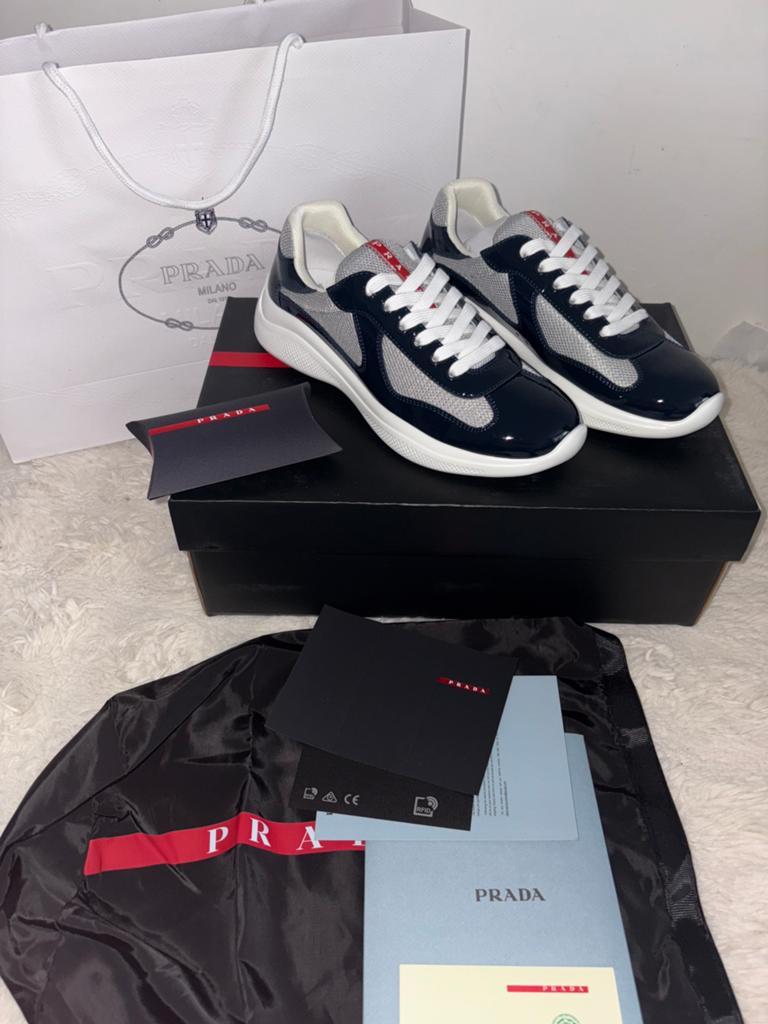 Prada cup bleu marin, Ophalen of Verzenden, Zo goed als nieuw, Blauw