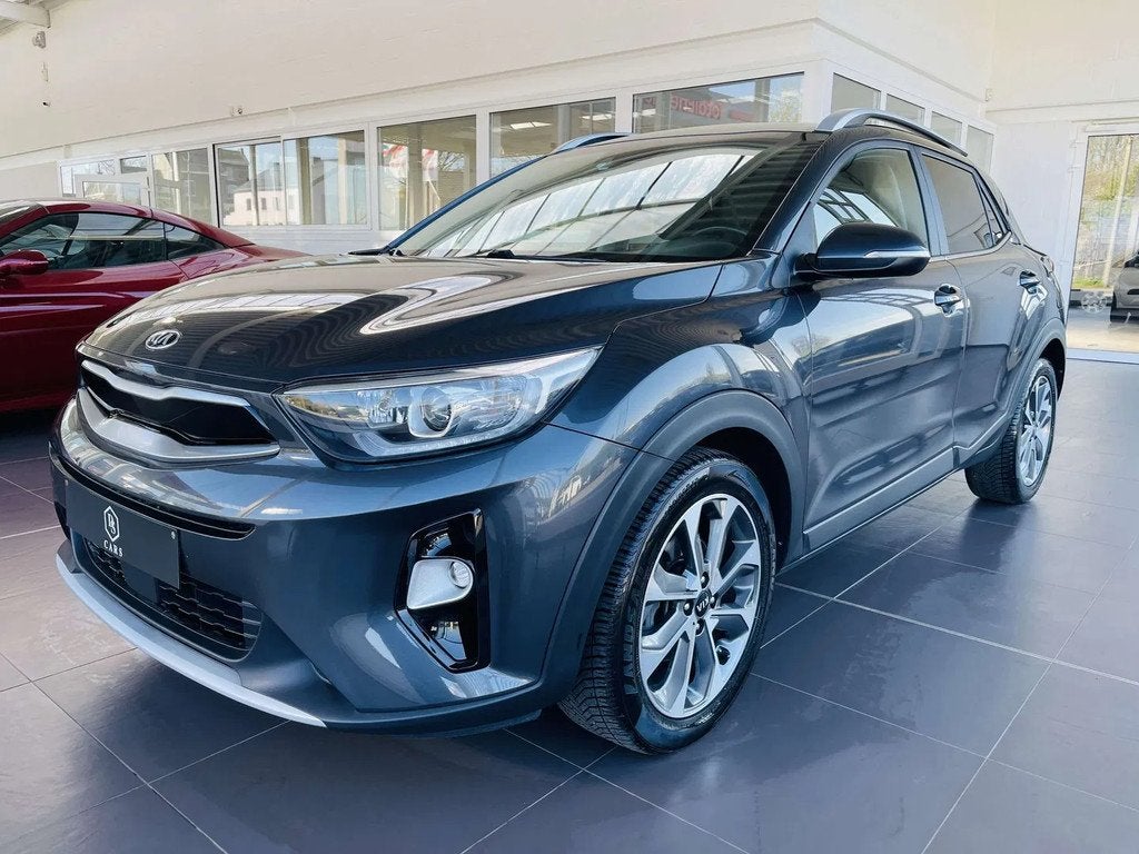 Kia Stonic 1.0i * GARANTIE + CUIR + GPS + BTE AUTO *, Auto's, Kia, Automaat, Gebruikt, 120 pk, Leder