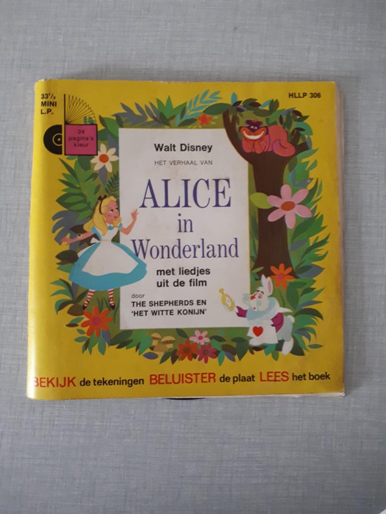 Walt Disney - Alice In Wonderland, Cd's en Dvd's, Gebruikt, Single, Ophalen of Verzenden, Inclusief boekje