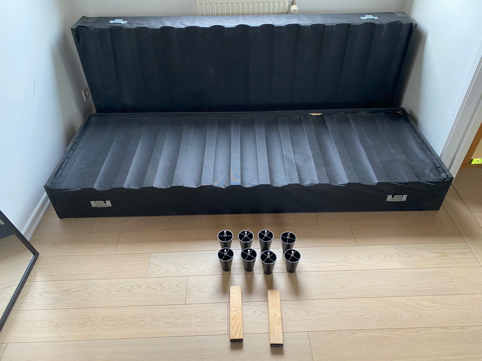 Sommier 2 places, Maison & Meubles, 140 cm, Enlèvement, Utilisé, Sommier