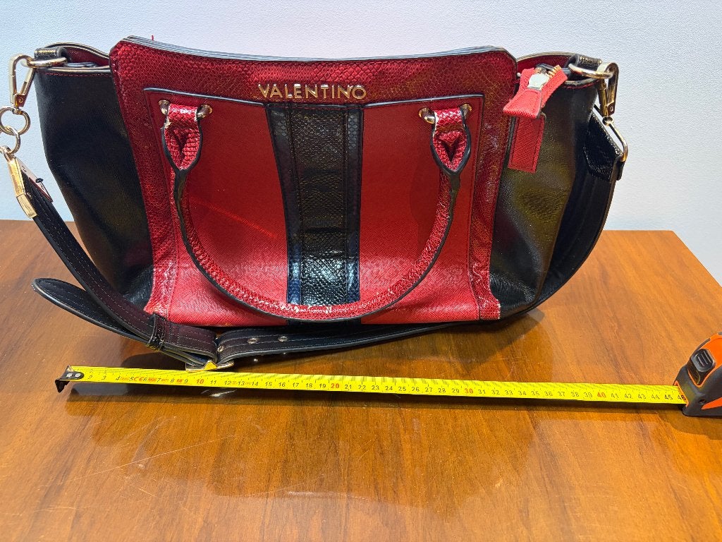 Originele Valentino by Mario Valentino Handtas, Bijoux, Sacs & Beauté, Rouge, Weet ik niet, Utilisé, Enlèvement ou Envoi
