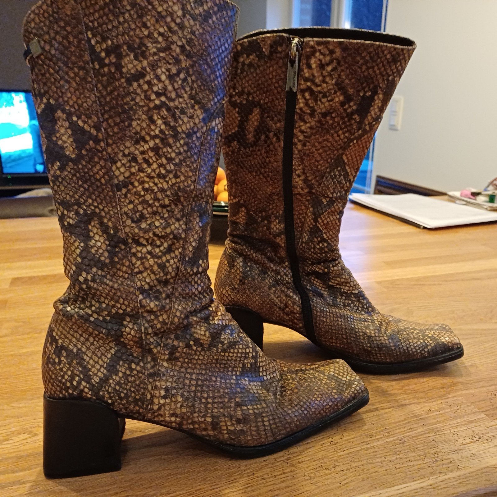 bottes cuir nouchka, Nouchka, Brun, Enlèvement, Boots et Botinnes