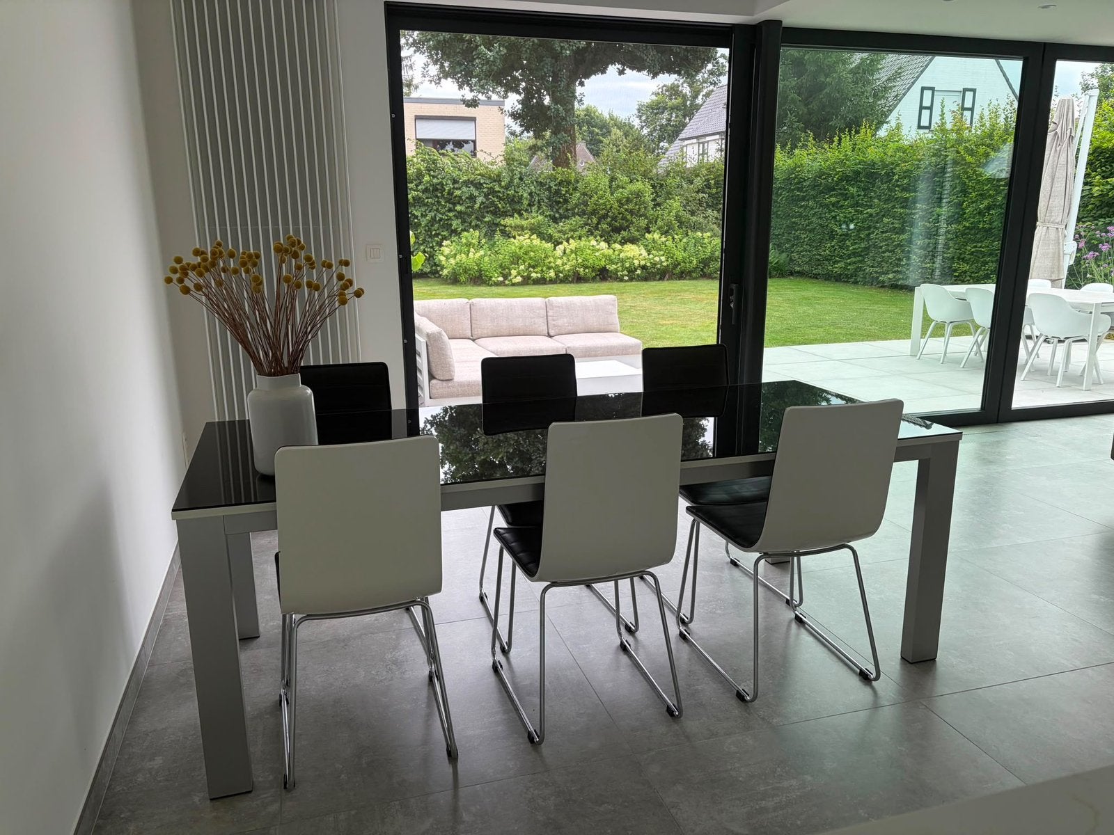 PRISE EN CHARGE GRATUITE : table à manger + 6 chaises, Maison & Meubles, Enlèvement, Utilisé, 50 à 100 cm, Rectangulaire