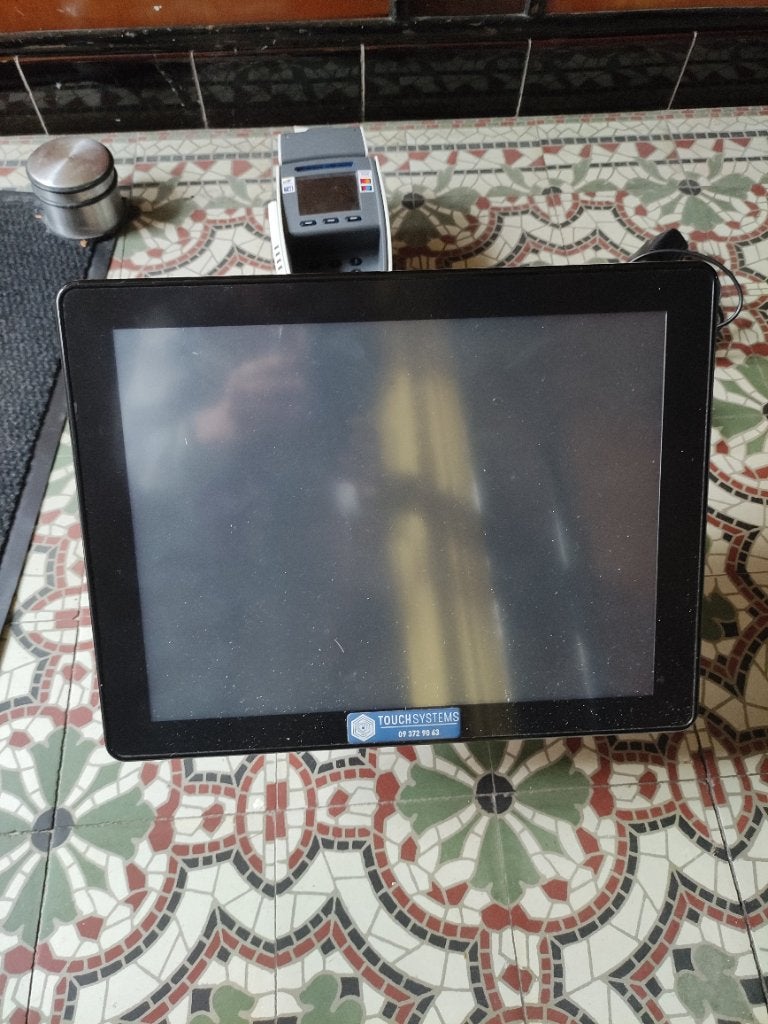 Bancontact en touchscreen ( winkel), Ophalen, Gebruikt