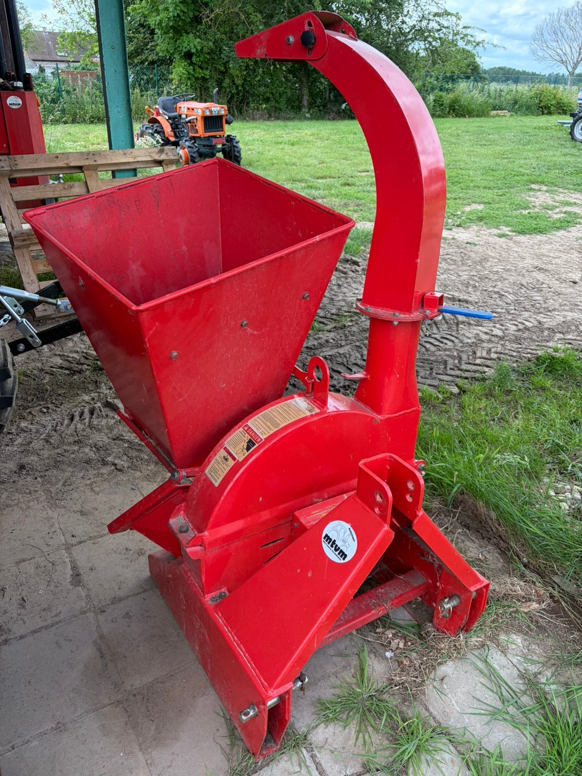 Occasie Hakselaar bx42 en grondfrees 105 minitractor, Enlèvement ou Envoi