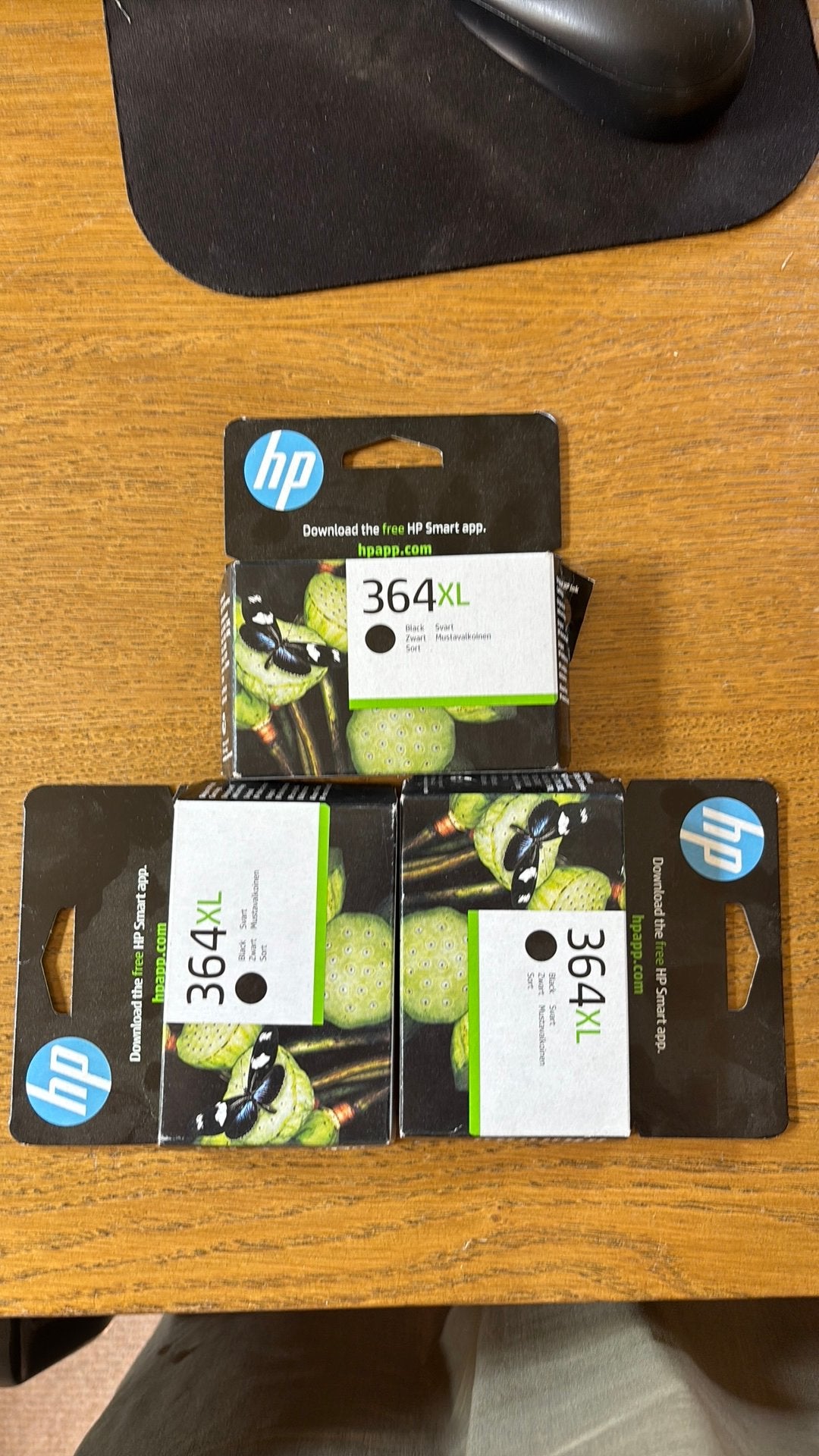 3x HP 364XL Zwarte Inktcartridge - Nieuw in verpakking, Ophalen of Verzenden, Zo goed als nieuw