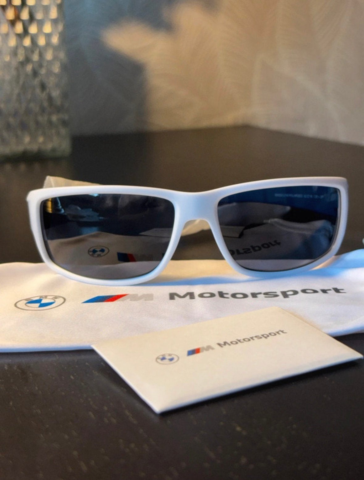 BMW M performance originele zonnebril - NIEUW in verpakking!, Overige merken, Zonnebril, Wit, Nieuw