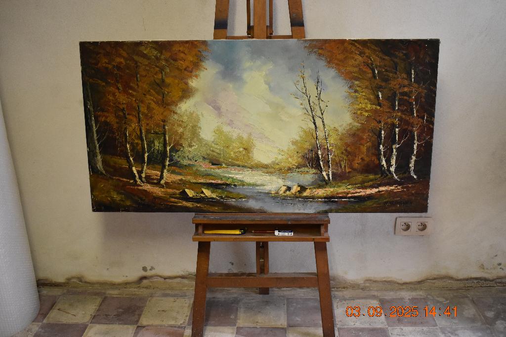 N.VERHEYDEN peintre belge, Antiquités & Art, Art | Peinture | Classique, Enlèvement