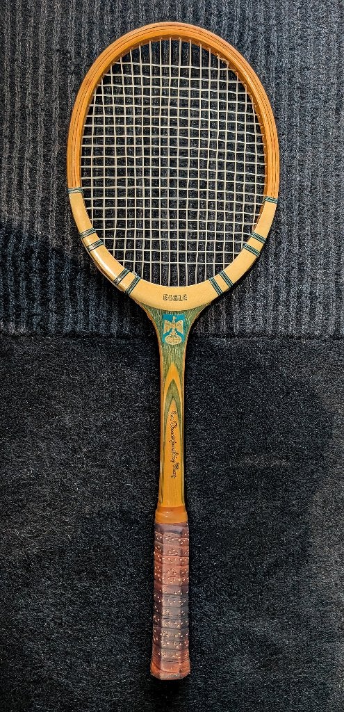 Vintage J. Gauthier Fils & Cie racket — Eagle — 1960, Sport en Fitness, Tennis, Verzenden, Gebruikt, Racket, Overige merken