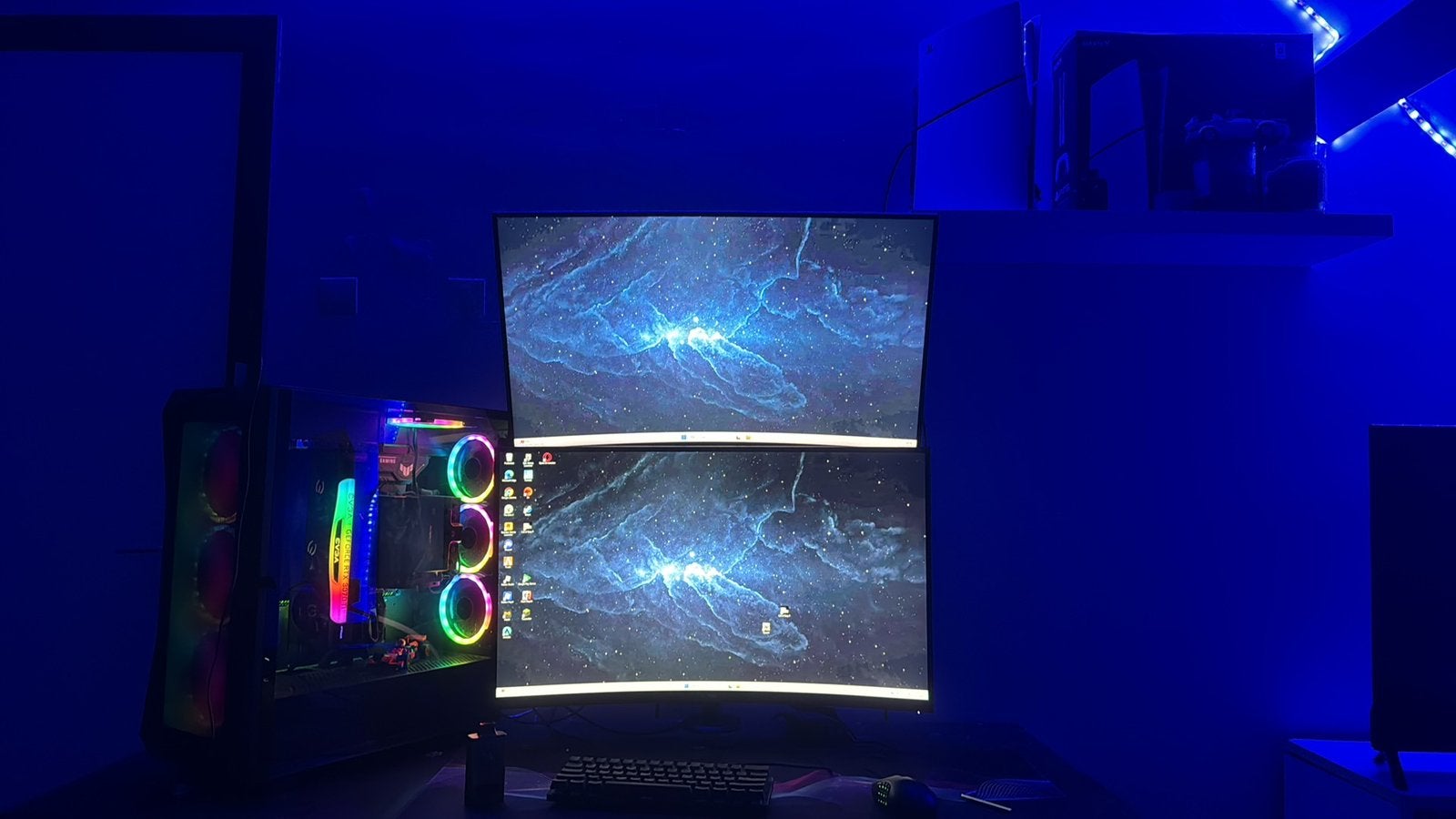 Gaming setup, Ophalen, Gebruikt, Shooter, Eén computer