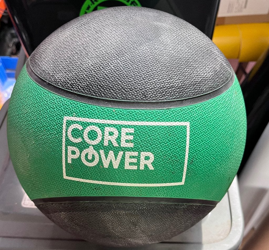 Core power bal 6 kg, Sport en Fitness, Fitnessmaterialen, Ophalen, Zo goed als nieuw, Armen, Fitnessbal
