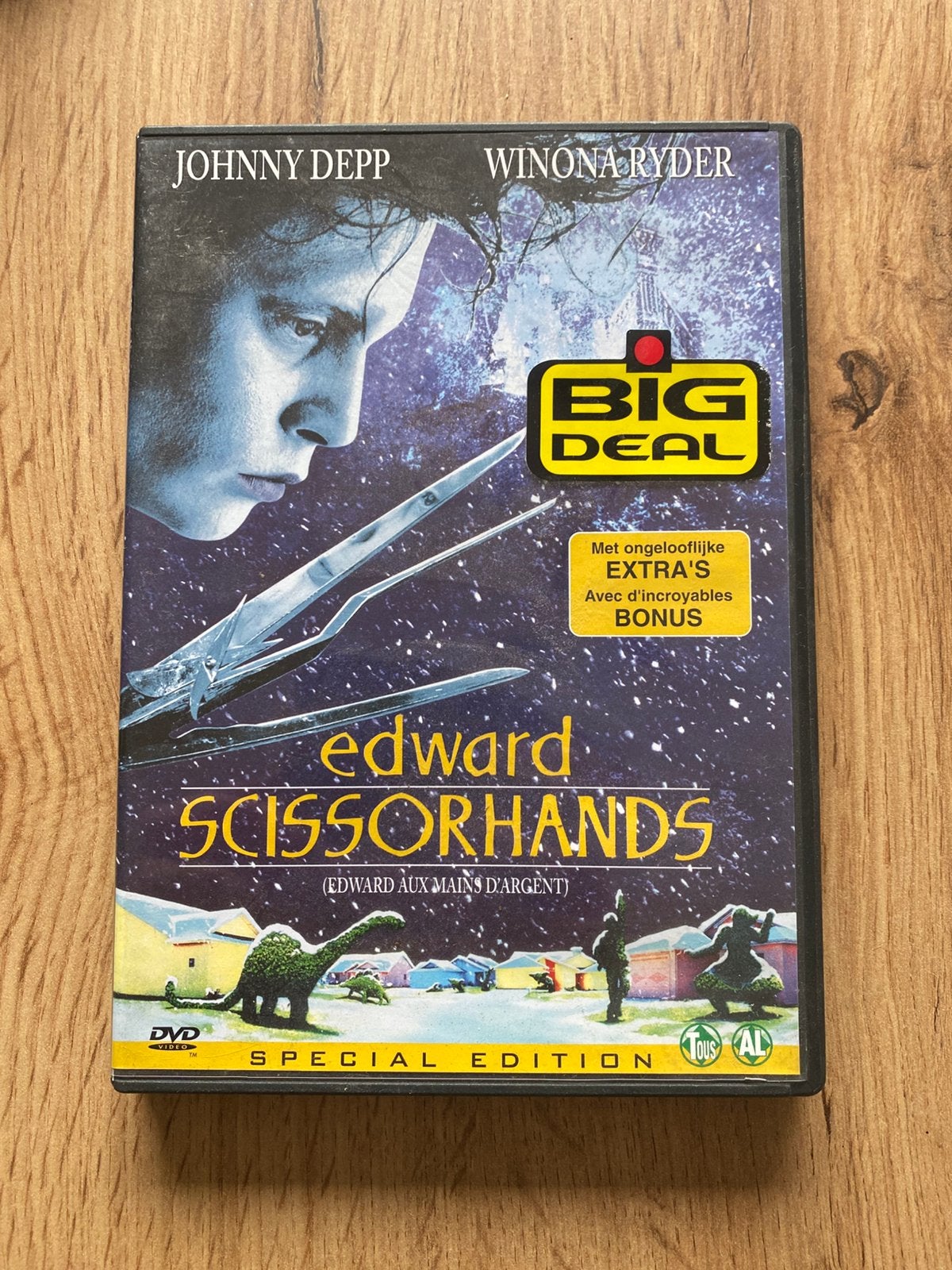 Edward scissorhands dvd, Ophalen of Verzenden, Zo goed als nieuw
