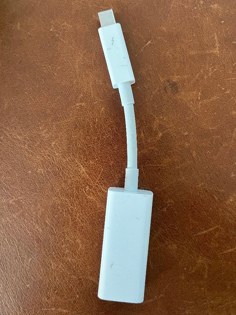 Apple Thunderbolt vers ethernet d'origine, Informatique & Logiciels, Envoi, Utilisé