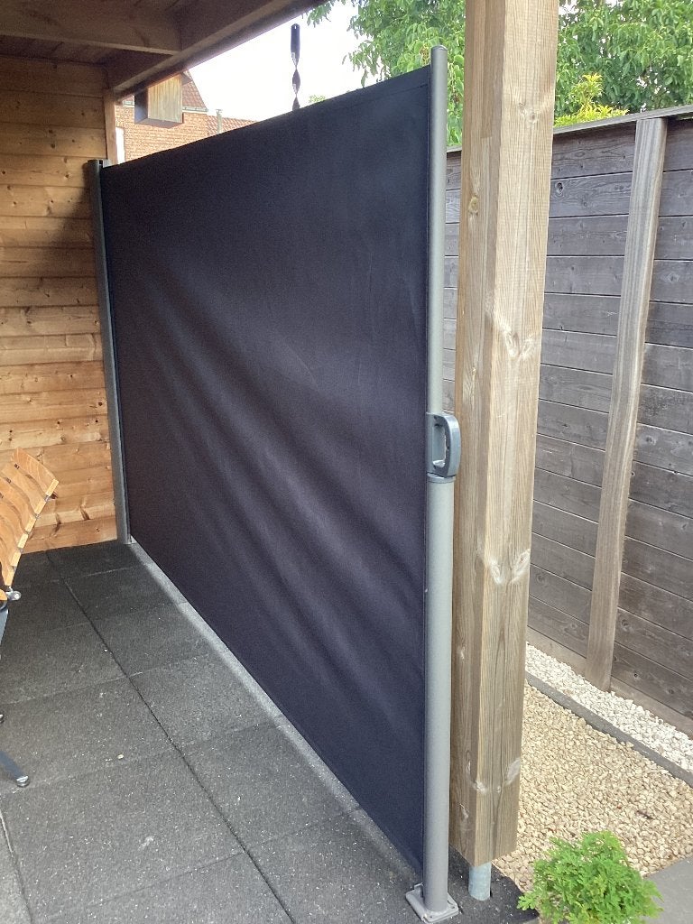 Te koop Oprolbaar Windscherm, Ophalen, Aluminium, Zo goed als nieuw, 200 cm of meer