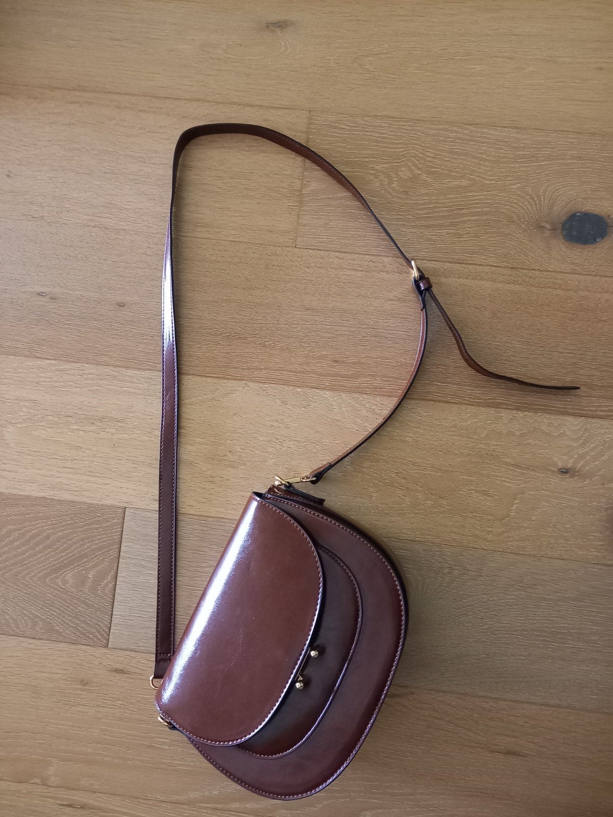 sac à main neuf marron, Enlèvement ou Envoi, Neuf, Brun, Sac à main