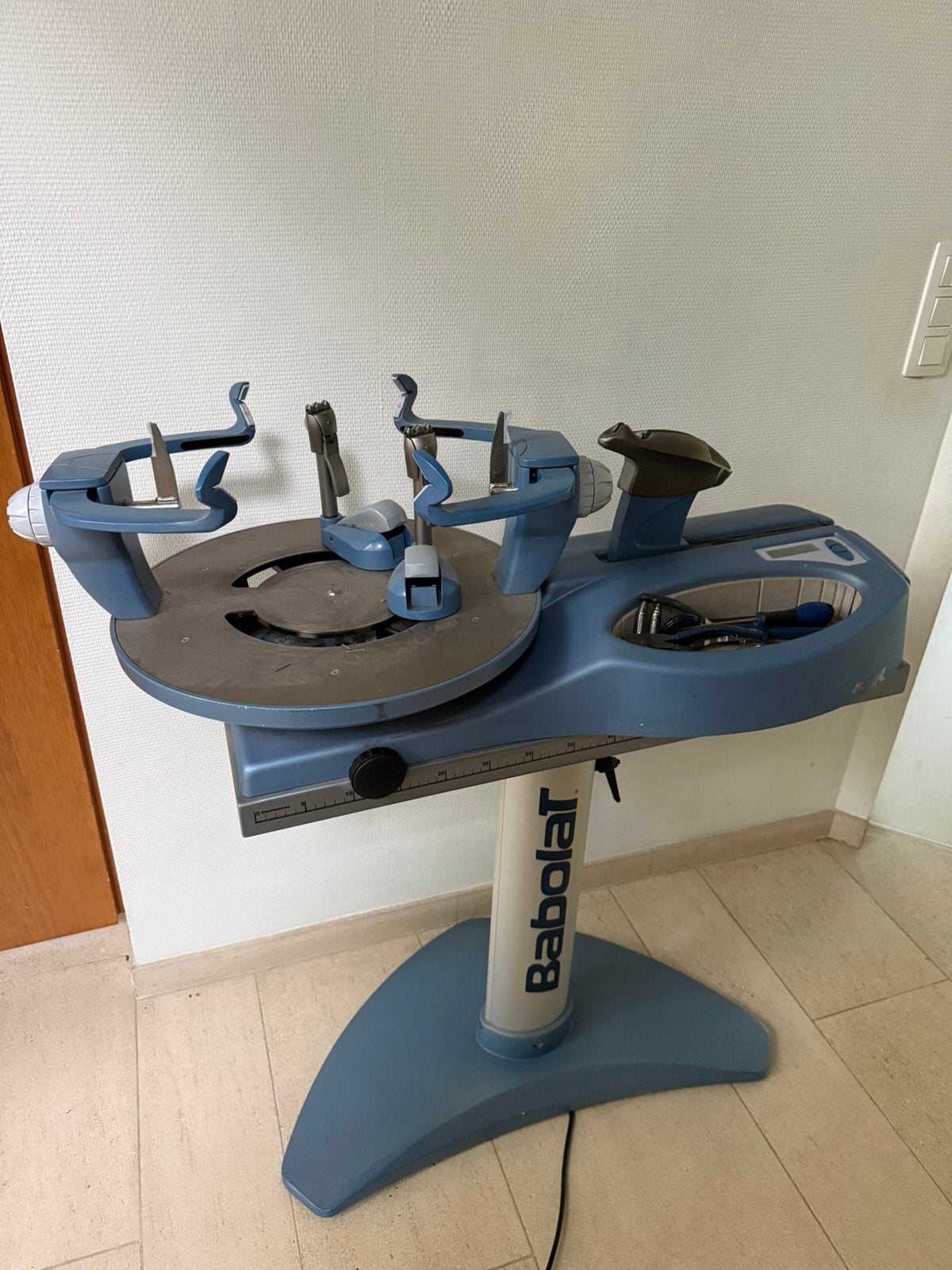 Babolat Sensor Dual elektronische bespanmachine, Sport en Fitness, Tennis, Ophalen, Gebruikt, Overige typen, Babolat