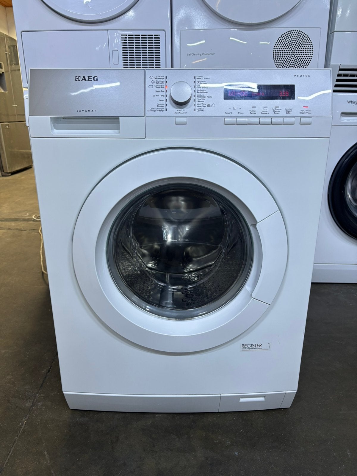 Wasmachine Aeg A+++ 8 kg met GARANTIE, Elektronische apparatuur, Wasmachines, Ophalen, Zo goed als nieuw