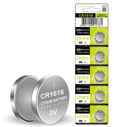 Pile bouton au lithium CR1616 3 V V - Ø 16 mm d'épaisseur, Enlèvement ou Envoi, Neuf