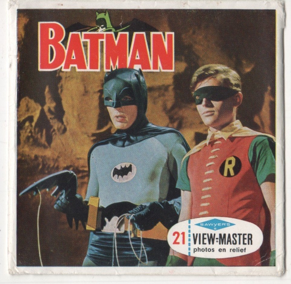 View-master Batman B 492 boekjes FR en NL, Ophalen of Verzenden