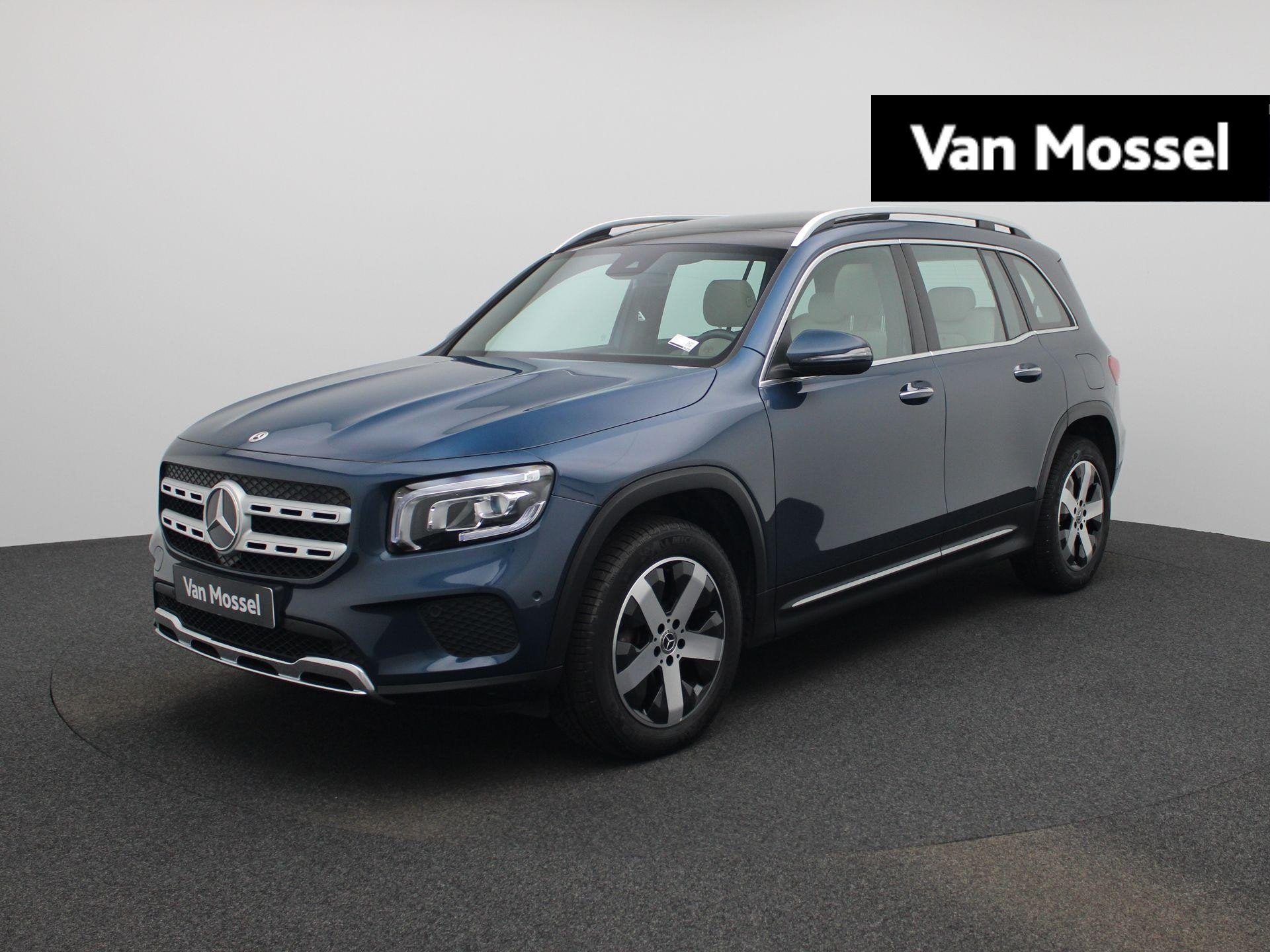 Mercedes-Benz GLB 200 Luxury Line + LEDER + PANO + 7-ZIT + C, 1800 kg, Beige, Entreprise, Entretenue par le concessionnaire