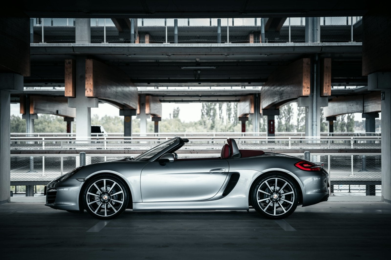 Porsche 981 Boxster 2.7 PDK  GT Silver / Carrera Red !, Auto's, Porsche, Automaat, Achterwielaandrijving, Cabriolet, Leder
