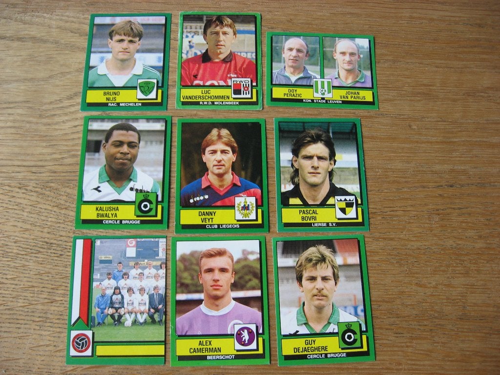 Autocollants Football 89 Panini N 22 46 89 91 180 188 251 2, Enlèvement ou Envoi, Neuf, Plusieurs autocollants