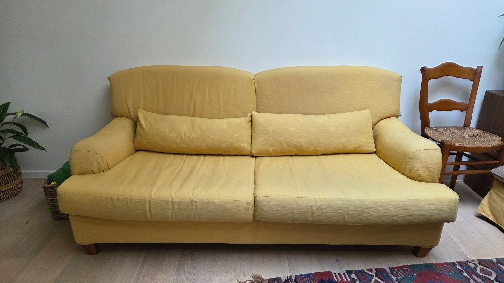 Siège vintage - fauteuil 2 personnes, Maison & Meubles, 75 à 100 cm, Vintage, Enlèvement, Utilisé