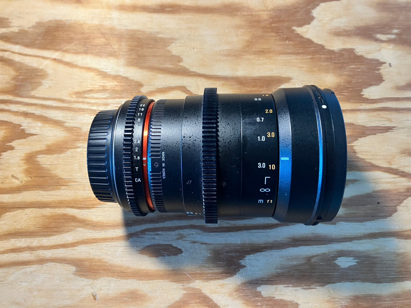 Objectif cinéma Samyang 35 mm T1.5 (Canon EF), TV, Hi-fi & Vidéo, Canon, Stabilisation d'image, Comme neuf, Enlèvement
