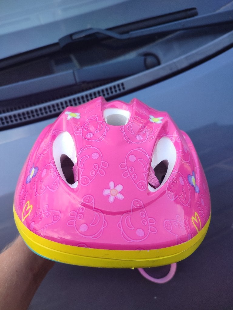 Peppapig Helm, Vélos & Vélomoteurs, Accessoires vélo | Casques de vélo, Enlèvement, Comme neuf, Fille
