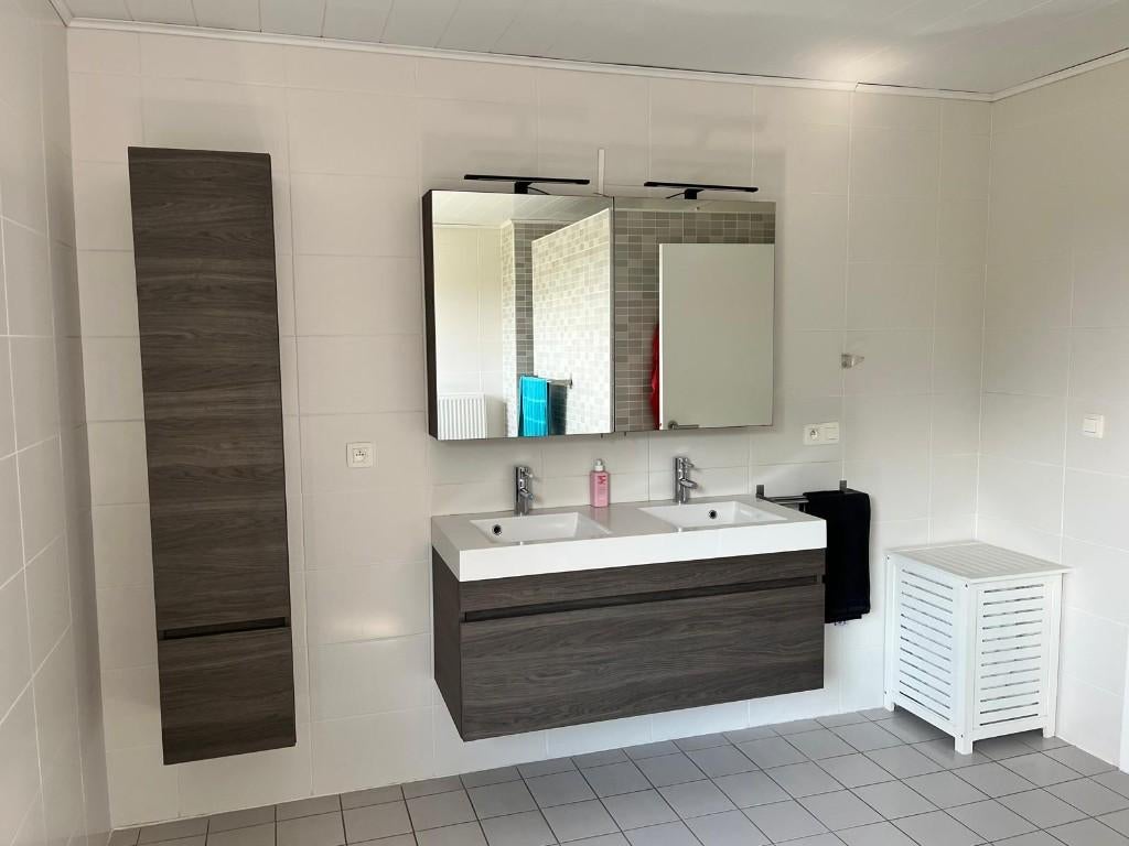 Dubbel lavabomeubel, spiegelkast, kolomkast en bidet, Huis en Inrichting, Ophalen, Gebruikt, Overige typen