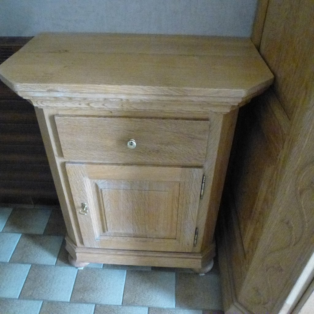Eiken gangkastje, Avec tiroir(s), Enlèvement, Utilisé, Moins de 150 cm