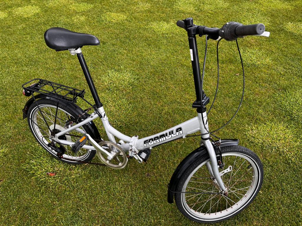 Plooifiets Formula, Fietsen en Brommers, Fietsen | Vouwfietsen, Ophalen, Gebruikt, Velgrem, Versnellingen