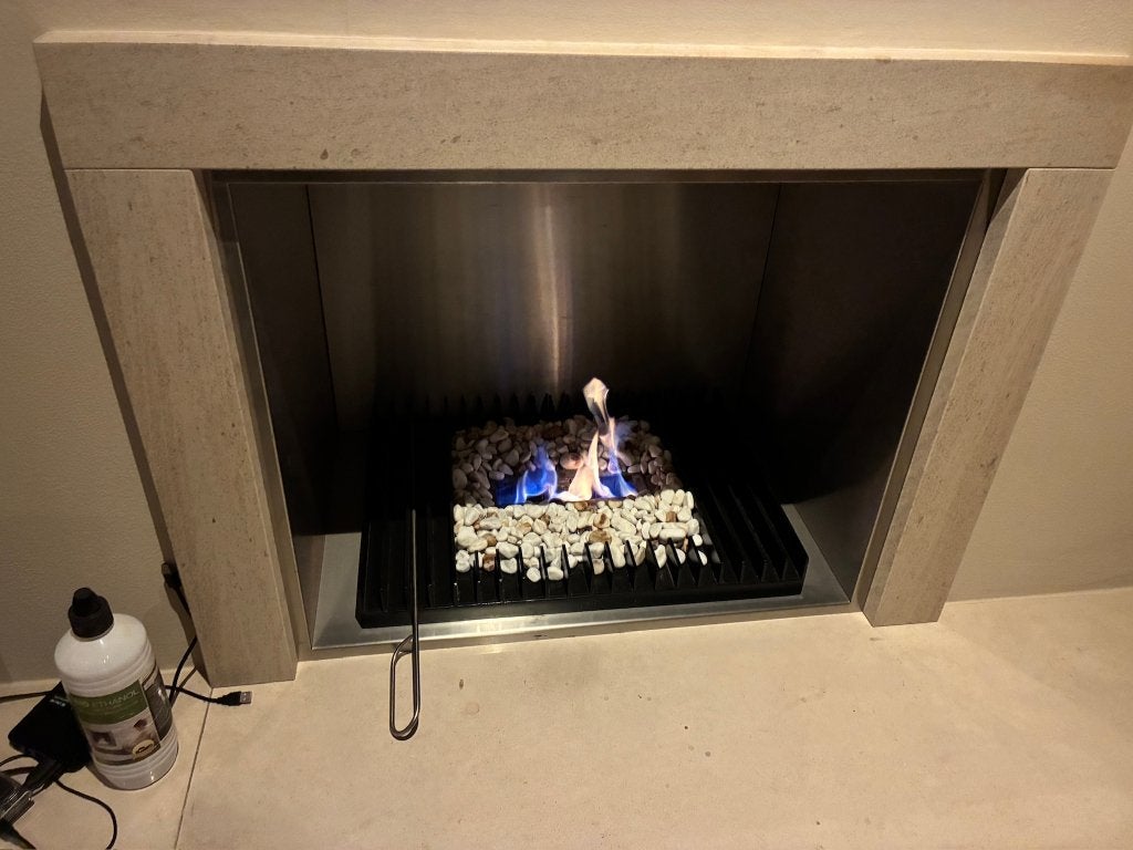 Ecosmartfire bio ethanol haard, Ophalen, Gebruikt, Gelhaard